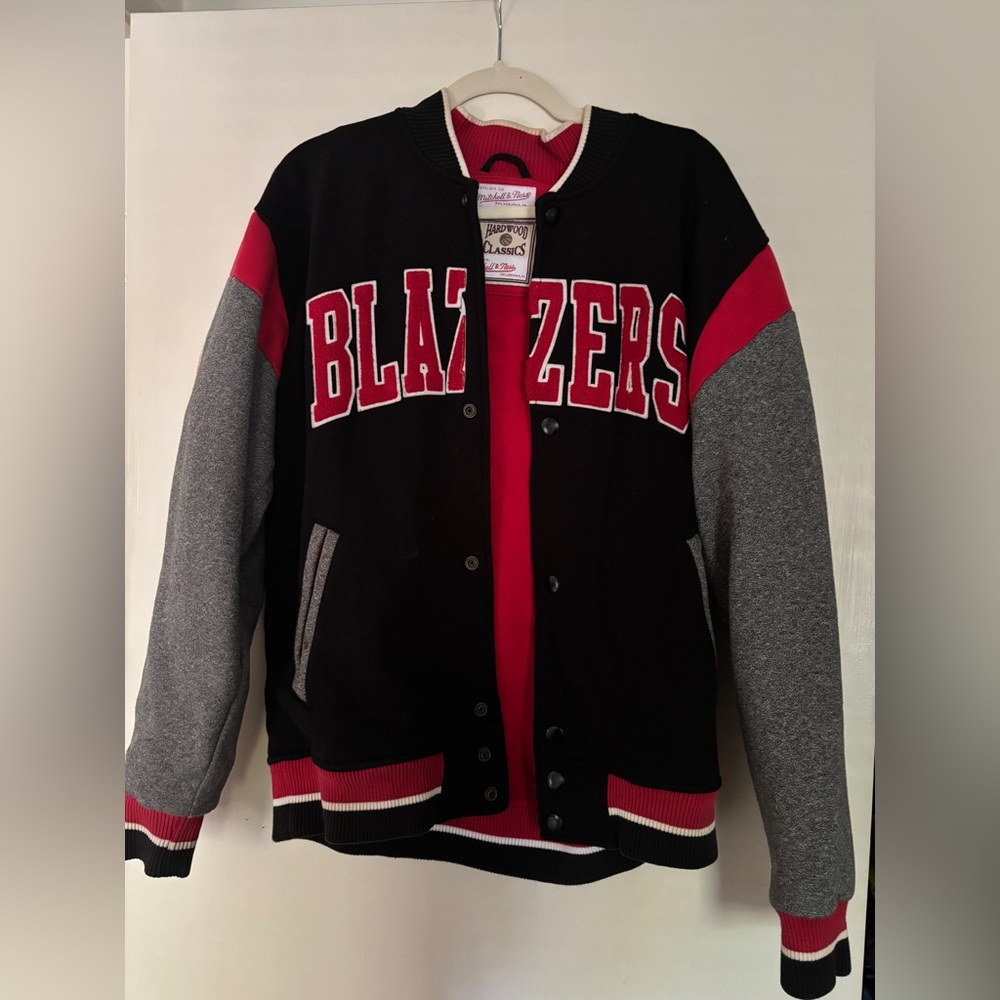 Vintage Blazers Varsity Jacket - Black, Red, Gray